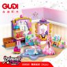 GUDI 30005 non  CÔNG CHÚA TÌNH YÊU 4 LOẠI PHÒNG NGỦ CỦA NGƯỜI ANNIE PIANO XƯỞNG VẼ KẸO bộ đồ chơi xếp lắp ráp ghép mô hình Girl PRINCESS CANDY Con Gái 794 khối