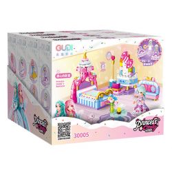 GUDI 30005 non  CÔNG CHÚA TÌNH YÊU 4 LOẠI PHÒNG NGỦ CỦA NGƯỜI ANNIE PIANO XƯỞNG VẼ KẸO bộ đồ chơi xếp lắp ráp ghép mô hình Girl PRINCESS CANDY Con Gái 794 khối