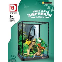 DK 7019 non  RỪNG NHIỆT ĐỚI bộ đồ chơi xếp lắp ráp ghép mô hình Movie & Game RAINY SEASON AMPHIBIAN RAINFOREST ADVENTIRE Phim Và Trò Chơi 889 khối