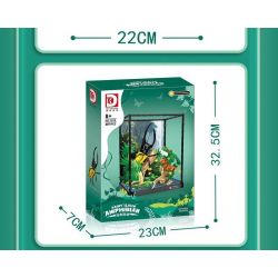 DK 7019 non  RỪNG NHIỆT ĐỚI bộ đồ chơi xếp lắp ráp ghép mô hình Movie & Game RAINY SEASON AMPHIBIAN RAINFOREST ADVENTIRE Phim Và Trò Chơi 889 khối