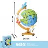 WEKKI 506501 non  KHỐI CẦU bộ đồ chơi xếp lắp ráp ghép mô hình Creator GLOBE Sáng Tạo