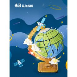 WEKKI 506501 non  KHỐI CẦU bộ đồ chơi xếp lắp ráp ghép mô hình Creator GLOBE Sáng Tạo