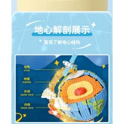 WEKKI 506501 non  KHỐI CẦU bộ đồ chơi xếp lắp ráp ghép mô hình Creator GLOBE Sáng Tạo