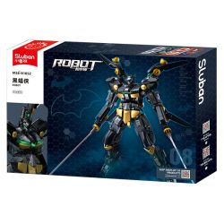 SLUBAN M38-B1052 B1052 1052 M38B1052 38-B1052 non  WARCASTER DƠI ĐEN bộ đồ chơi xếp lắp ráp ghép mô hình ROBOT 534 khối