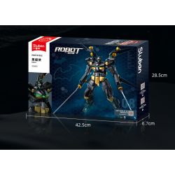 SLUBAN M38-B1052 B1052 1052 M38B1052 38-B1052 non  WARCASTER DƠI ĐEN bộ đồ chơi xếp lắp ráp ghép mô hình ROBOT 534 khối