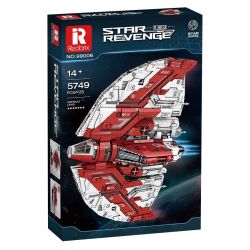 REOBRIX 99006 non  TÀU CON THOI KHỔNG LỒ T6 bộ đồ chơi xếp lắp ráp ghép mô hình Star Wars T6 SHUTTLE Chiến Tranh Giữa Các Vì Sao 5749 khối