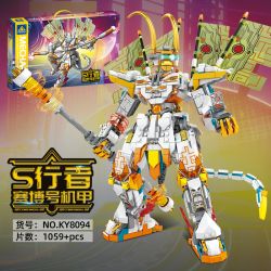 Kazi KY8094 8094 non  S WALKER CYBER ​​​​MECHA bộ đồ chơi xếp lắp ráp ghép mô hình 1059 khối