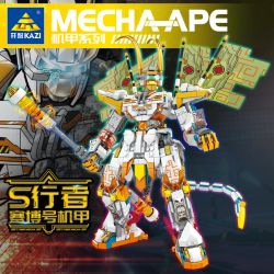 Kazi KY8094 8094 non  S WALKER CYBER ​​​​MECHA bộ đồ chơi xếp lắp ráp ghép mô hình 1059 khối