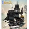 ZHEGAO 653000 non  TÀU CƯỚP BIỂN BLACK MAGICIAN bộ đồ chơi xếp lắp ráp ghép mô hình Pirates Of The Caribbean BLACK SORCERER Cướp Biển Vùng Caribe 1424 khối
