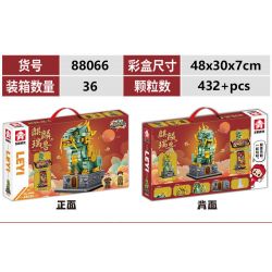 LE YI 88066 non  QUÁI VẬT TỐT LÀNH QILIN bộ đồ chơi xếp lắp ráp ghép mô hình 432 khối