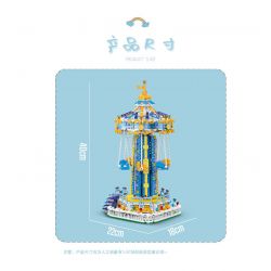 MorkModel 031027 Mork Model 031027 non  SÂN CHƠI CỐI XAY GIÓ XOAY bộ đồ chơi xếp lắp ráp ghép mô hình Creator ROTARY WINDMILL Sáng Tạo 1892 khối