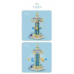 MorkModel 031027 Mork Model 031027 non  SÂN CHƠI CỐI XAY GIÓ XOAY bộ đồ chơi xếp lắp ráp ghép mô hình Creator ROTARY WINDMILL Sáng Tạo 1892 khối