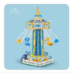 MorkModel 031027 Mork Model 031027 non  SÂN CHƠI CỐI XAY GIÓ XOAY bộ đồ chơi xếp lắp ráp ghép mô hình Creator ROTARY WINDMILL Sáng Tạo 1892 khối