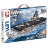 LE YI 81031 non  TÀU SÂN BAY LỚP ESSEX bộ đồ chơi xếp lắp ráp ghép mô hình Military Army AIRCRAFT CARRIER Quân Sự Bộ Đội 816 khối
