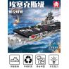 LE YI 81031 non  TÀU SÂN BAY LỚP ESSEX bộ đồ chơi xếp lắp ráp ghép mô hình Military Army AIRCRAFT CARRIER Quân Sự Bộ Đội 816 khối