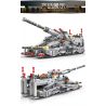LE YI 81030 non  PHÁO XE LỬA HẠNG NẶNG GUSTAV bộ đồ chơi xếp lắp ráp ghép mô hình Military Army RAILWAY GUN Quân Sự Bộ Đội 853 khối