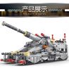 LE YI 81030 non  PHÁO XE LỬA HẠNG NẶNG GUSTAV bộ đồ chơi xếp lắp ráp ghép mô hình Military Army RAILWAY GUN Quân Sự Bộ Đội 853 khối