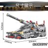 LE YI 81030 non  PHÁO XE LỬA HẠNG NẶNG GUSTAV bộ đồ chơi xếp lắp ráp ghép mô hình Military Army RAILWAY GUN Quân Sự Bộ Đội 853 khối