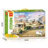 MINGDI LEIBAO K0680 0680 non  VŨ KHÍ QUAN TRỌNG NHẤT CỦA ĐẤT NƯỚC XE TÊN LỬA TẤN CÔNG MẶT HONGQI 2 bộ đồ chơi xếp lắp ráp ghép mô hình Military Army A SHARP WEAPON OF THE COUNTRY Quân Sự Bộ Đội 371 khối
