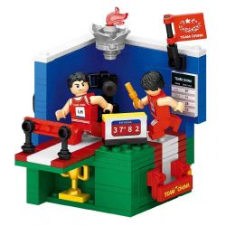 MAGIC VIGOUR T-8809 8809 T8809 non  TIẾP SỨC CỦA ĐỘI TUYỂN QUỐC GIA TRUNG bộ đồ chơi xếp lắp ráp ghép mô hình City TEAM CHINA RELAY Thành Phố 258 khối