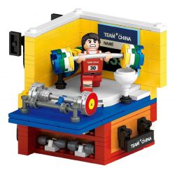 MAGIC VIGOUR T-8806 8806 T8806 non  ĐỘI TUYỂN CỬ TẠ QUỐC GIA TRUNG bộ đồ chơi xếp lắp ráp ghép mô hình City TEAM CHINA WEIGHTLIFTING Thành Phố