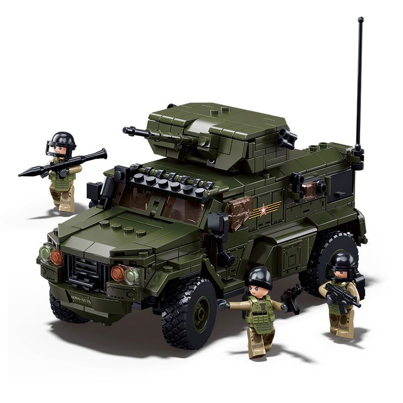 SLUBAN M38-B1179 B1179 1179 M38B1179 38-B1179 non  XE BỌC THÉP TẤN CÔNG TYPHOON VDVS tỷ lệ 1:35 bộ đồ chơi xếp lắp ráp ghép mô hình Military Army Quân Sự Bộ Đội 519 khối