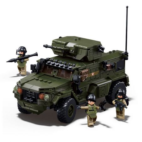 SLUBAN M38-B1179 B1179 1179 M38B1179 38-B1179 non  XE BỌC THÉP TẤN CÔNG TYPHOON VDVS tỷ lệ 1:35 bộ đồ chơi xếp lắp ráp ghép mô hình Military Army Quân Sự Bộ Đội 519 khối