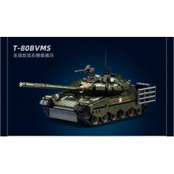 SLUBAN M38-B1178 B1178 1178 M38B1178 38-B1178 non  XE TĂNG CHIẾN ĐẤU CHỦ LỰC T80BVMS tỷ lệ 1:35 bộ đồ chơi xếp lắp ráp ghép mô hình Military Army T-80BVMS MAIN BATTLE TANK Quân Sự Bộ Đội 798 khối