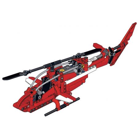 MouldKing 24022 Mould King 24022 non  MÁY BAY TRỰC THĂNG CHIM SẺ bộ đồ chơi xếp lắp ráp ghép mô hình  SPARROW HELICOPTER Kỹ Thuật Công Nghệ Cao Mô Hình Phương Tiện 266 khối