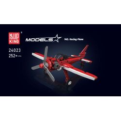 MouldKing 24023 Mould King 24023 non  MÁY BAY ĐUA bộ đồ chơi xếp lắp ráp ghép mô hình  RACING PLANE Kỹ Thuật Công Nghệ Cao Mô Hình Phương Tiện 252 khối
