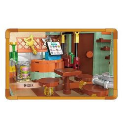 ZHEGAO 00422 non  KHÁCH SẠN CẢNG bộ đồ chơi xếp lắp ráp ghép mô hình Creator HARBOUR HOTEL Sáng Tạo 2142 khối