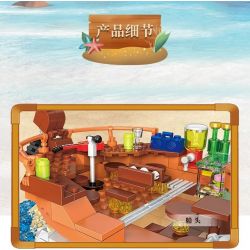 ZHEGAO 00422 non  KHÁCH SẠN CẢNG bộ đồ chơi xếp lắp ráp ghép mô hình Creator HARBOUR HOTEL Sáng Tạo 2142 khối