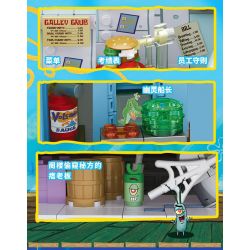 AREA-X AB0027 0027 non  SPONGEBOB SQUAREPANTS KRUSTY KRAB bộ đồ chơi xếp lắp ráp ghép mô hình Movie & Game GOOD  THE KRUSTY KRAB Phim Và Trò Chơi