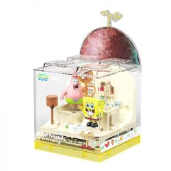 AREA-X AB0024 0024 non  SPONGEBOB SQUAREPANTS NGÔI NHÀ ĐÁ CỦA PATRICK bộ đồ chơi xếp lắp ráp ghép mô hình Movie & Game GOOD  PATRICK STAR'S HOUSE Phim Và Trò Chơi