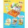 AREA-X AB0023 0023 non  SPONGEBOB SQUAREPANTS NGÔI NHÀ QUẢ DỨA bộ đồ chơi xếp lắp ráp ghép mô hình Movie & Game GOOD  SPONGEBOB SQUARE PANTS' HOUSE Phim Và Trò Chơi