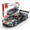 MorkModel 022027 Mork Model 022027 REBRICKABLE MOC-168846 168846 MOC168846 non  FORD GT tỷ lệ 1:10 bộ đồ chơi xếp lắp ráp ghép mô hình  Kỹ Thuật Công Nghệ Cao Mô Hình Phương Tiện 2828 khối