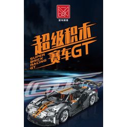 MorkModel 022027 Mork Model 022027 REBRICKABLE MOC-168846 168846 MOC168846 non  FORD GT tỷ lệ 1:10 bộ đồ chơi xếp lắp ráp ghép mô hình  Kỹ Thuật Công Nghệ Cao Mô Hình Phương Tiện 2828 khối