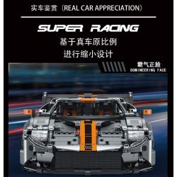 MorkModel 022027 Mork Model 022027 REBRICKABLE MOC-168846 168846 MOC168846 non  FORD GT tỷ lệ 1:10 bộ đồ chơi xếp lắp ráp ghép mô hình  Kỹ Thuật Công Nghệ Cao Mô Hình Phương Tiện 2828 khối