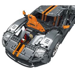 MorkModel 022027 Mork Model 022027 REBRICKABLE MOC-168846 168846 MOC168846 non  FORD GT tỷ lệ 1:10 bộ đồ chơi xếp lắp ráp ghép mô hình  Kỹ Thuật Công Nghệ Cao Mô Hình Phương Tiện 2828 khối