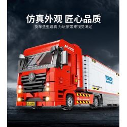 FORANGE FC1619 1619 non  XE TẢI BẢO DƯỠNG Ô TÔ bộ đồ chơi xếp lắp ráp ghép mô hình City Thành Phố 1258 khối