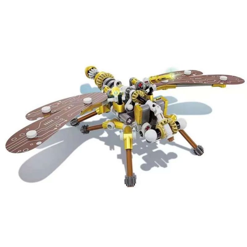 Kazi KY7708 7708 non  CHẾ TẠO BỞI ACCUMULATOR SKITTERING DRAGONFLY bộ đồ chơi xếp lắp ráp ghép mô hình  FLYING DRAGONFLY Kỹ Thuật Công Nghệ Cao Mô Hình Phương Tiện 418 khối