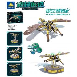 Kazi KY7708 7708 non  CHẾ TẠO BỞI ACCUMULATOR SKITTERING DRAGONFLY bộ đồ chơi xếp lắp ráp ghép mô hình  FLYING DRAGONFLY Kỹ Thuật Công Nghệ Cao Mô Hình Phương Tiện 418 khối