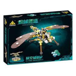 Kazi KY7708 7708 non  CHẾ TẠO BỞI ACCUMULATOR SKITTERING DRAGONFLY bộ đồ chơi xếp lắp ráp ghép mô hình  FLYING DRAGONFLY Kỹ Thuật Công Nghệ Cao Mô Hình Phương Tiện 418 khối