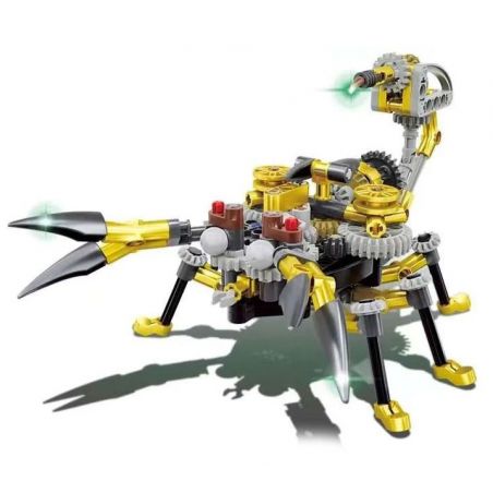 Kazi KY7709 7709 non  THỢ THỦ CÔNG BỌ CẠP SA MẠC bộ đồ chơi xếp lắp ráp ghép mô hình  DESERT SCORPION Kỹ Thuật Công Nghệ Cao Mô Hình Phương Tiện 464 khối