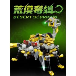 Kazi KY7709 7709 non  THỢ THỦ CÔNG BỌ CẠP SA MẠC bộ đồ chơi xếp lắp ráp ghép mô hình  DESERT SCORPION Kỹ Thuật Công Nghệ Cao Mô Hình Phương Tiện 464 khối