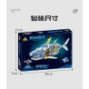 Kazi KY7710 7710 non  THỢ THỦ CÔNG CÁ MẬP ÁC QUỶ BIỂN SÂU bộ đồ chơi xếp lắp ráp ghép mô hình  DEEPSEA SHARK Kỹ Thuật Công Nghệ Cao Mô Hình Phương Tiện 581 khối