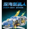 Kazi KY7710 7710 non  THỢ THỦ CÔNG CÁ MẬP ÁC QUỶ BIỂN SÂU bộ đồ chơi xếp lắp ráp ghép mô hình  DEEPSEA SHARK Kỹ Thuật Công Nghệ Cao Mô Hình Phương Tiện 581 khối