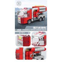 Kazi KY80542 80542 non  CHỮA CHÁY ĐÔ THỊ 8 LOẠI XE PHUN NƯỚC ĐA ĐỊA HÌNH KẾT HỢP VỚI MÁY BAY CH-54 TÀU CAO TỐC CỨU HỘ KHẨN CẤP BỌT RỪNG BỒN TỰ NẠP VƯỢT CHƯỚNG NGẠI VẬT MẠNH NHỎ HỎA TRÊN KHÔNG bộ đồ chơi xếp lắp ráp ghép mô hình City Thành Phố 958 khối