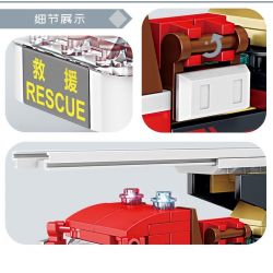 Kazi KY80542 80542 non  CHỮA CHÁY ĐÔ THỊ 8 LOẠI XE PHUN NƯỚC ĐA ĐỊA HÌNH KẾT HỢP VỚI MÁY BAY CH-54 TÀU CAO TỐC CỨU HỘ KHẨN CẤP BỌT RỪNG BỒN TỰ NẠP VƯỢT CHƯỚNG NGẠI VẬT MẠNH NHỎ HỎA TRÊN KHÔNG bộ đồ chơi xếp lắp ráp ghép mô hình City Thành Phố 958 khối