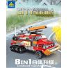 Kazi KY80542 80542 non  CHỮA CHÁY ĐÔ THỊ 8 LOẠI XE PHUN NƯỚC ĐA ĐỊA HÌNH KẾT HỢP VỚI MÁY BAY CH-54 TÀU CAO TỐC CỨU HỘ KHẨN CẤP BỌT RỪNG BỒN TỰ NẠP VƯỢT CHƯỚNG NGẠI VẬT MẠNH NHỎ HỎA TRÊN KHÔNG bộ đồ chơi xếp lắp ráp ghép mô hình City Thành Phố 958 khối